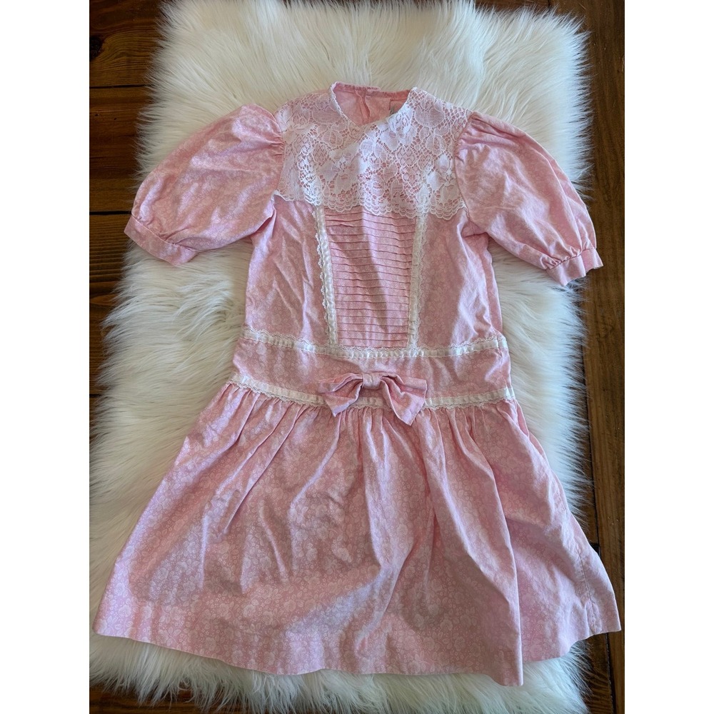 Vintage Peaches and Cream size 7 dress